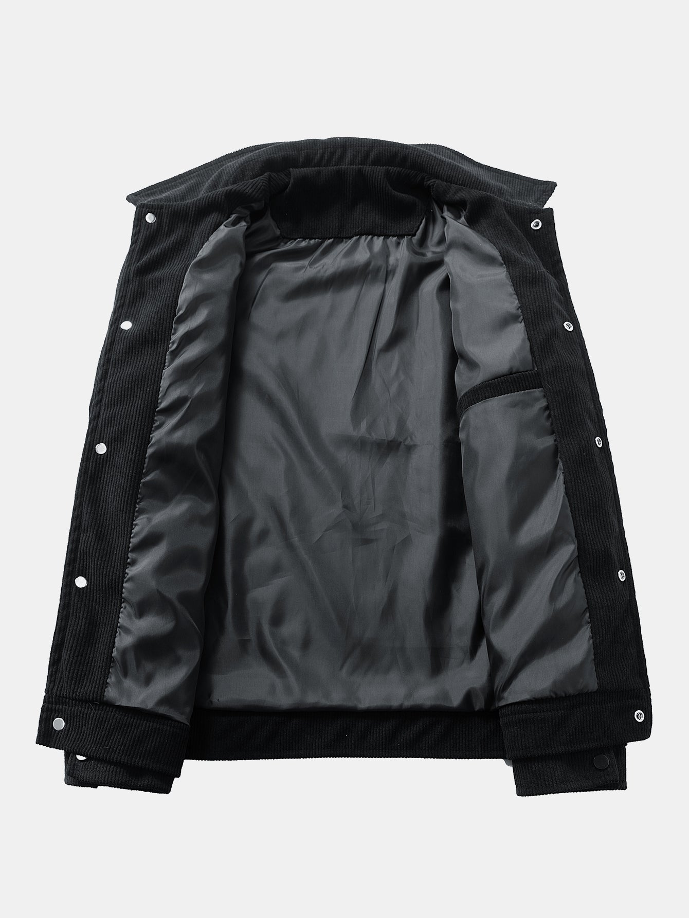 Veste en velours côtelé avec poche