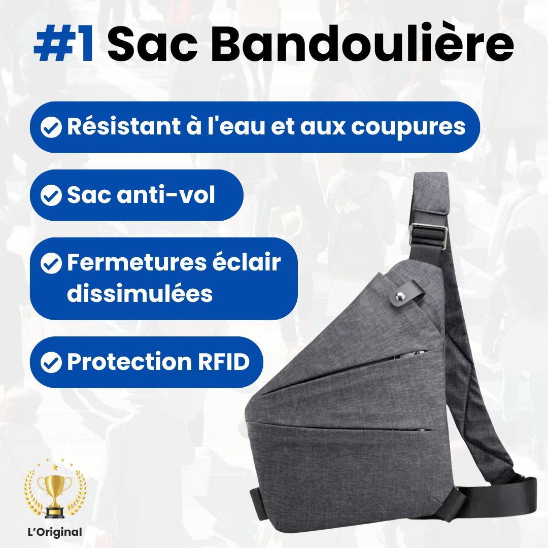 Sac a bandoulière anti-vol